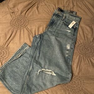 NWT Gap mid rise baggy jeans with super wide leg